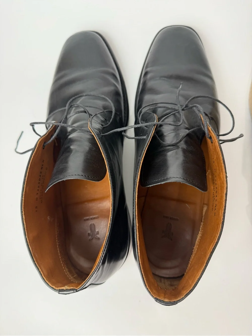 Frye Paul Chukka Boots Black Leather Men Size 13 Hipster Classic Chunky